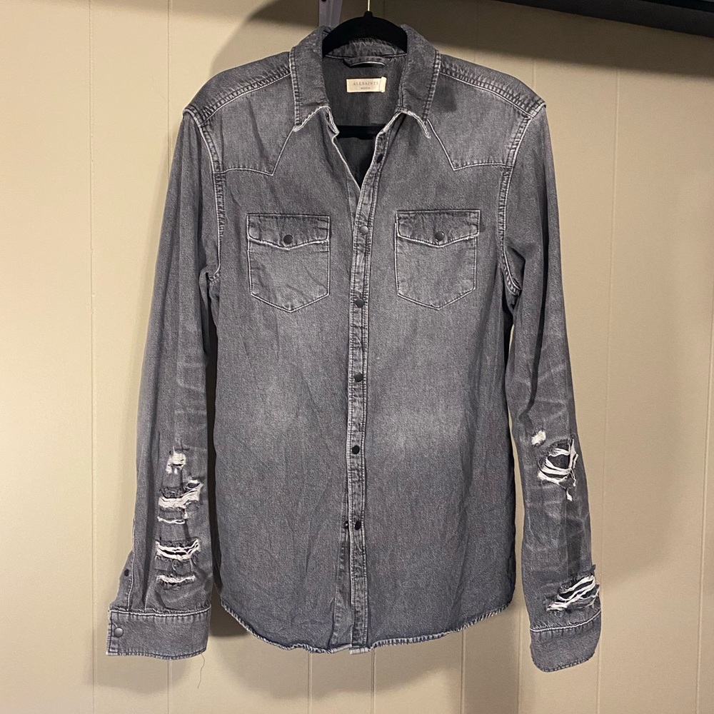 COPY - Allsaints Denim Jacket/Shirt - Size Medium